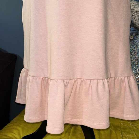 Loft Size S Pink Flutter Sleeve Dress - Picture 3 of 12